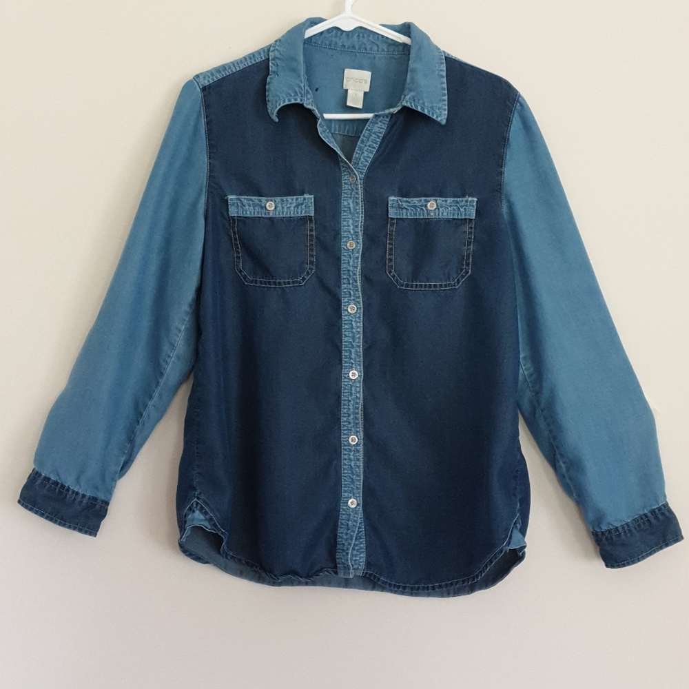 Chico's Denim Shirt